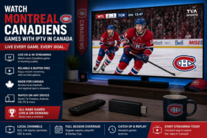 Watch Montreal Canadiens games with IPTV in Canada